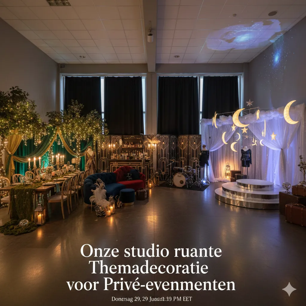 Onze studio ruimte